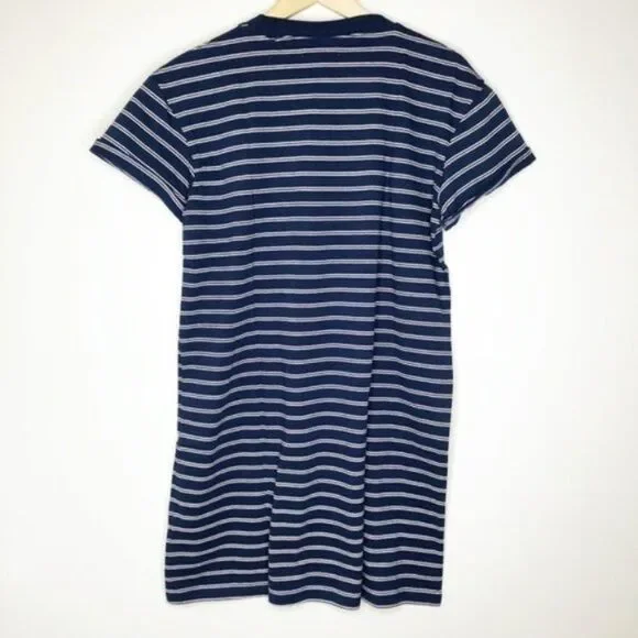 MADEWELL Tina Stripe T-Shirt Dress  - Picture 8 of 9